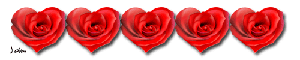 Heart Rose Divider animated