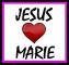 Jesus loves Marie