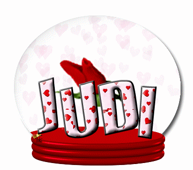 globe red rose JUDI