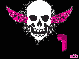 Amy pink skull