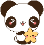 panda and star