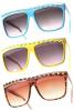 80's flat top sunglasses <3 buy me the yellow one, or all :3