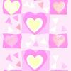 Pink cut up hearts