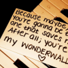you are my wonderwall