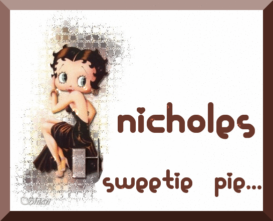 Betty Boop Personalized 4 Nichole