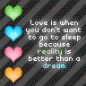 love is...