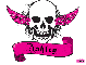 ashley pink skull