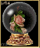 Sparkly Rose Globe-for Jo-Beth
