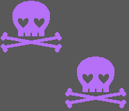 purple skull
