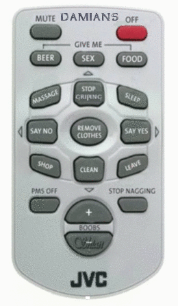 The Man's Remote: Damians HAND's OFF!! (LOL)