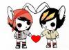 emo bunny love