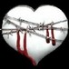 Wire cut heart