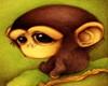 Sad but cute monkey