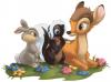Cute Thumper, Flower, and Bambi