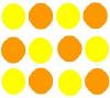 Orange and Yellow Polka Dots