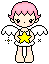 angel girl with yellow star