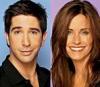 Ross and monica from the tv show friends