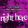 End the pain