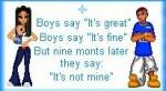 boys say
