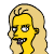 Hilary Duff as a Simpson