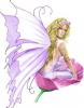 pink buteterfly faery