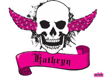 kathryn pink skull
