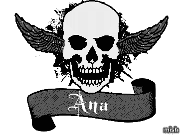 ana black skull