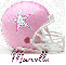 Marcella Cowboy Pink Helmet with Name