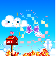 cute clouds & a mail box