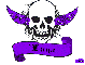 lana purple skull