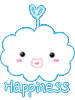 cute kawaii happiness cloud
