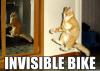 invisible bike!