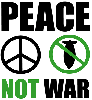 make peace not war please