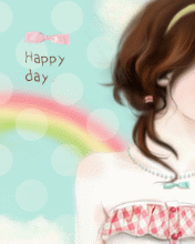 cute kawaii fashion girl happy day
