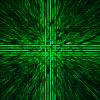 green cyber goth