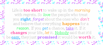 Life Is To Short