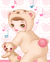 cute kawaii teddy girl