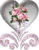 Roses in  heart globe