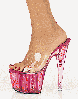 pink high heel shoe