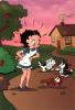 Betty Boop scolding cats