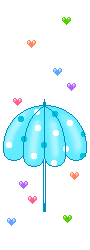 blue umbrella